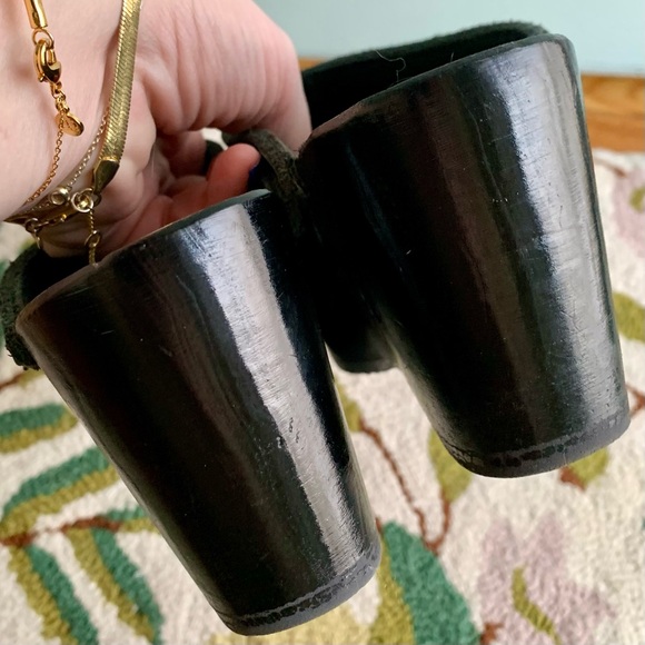 No. 6 Black leather clogs - Picture 5 of 11